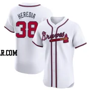 Guillermo Heredia Men's Atlanta Braves White Elite Home Jersey