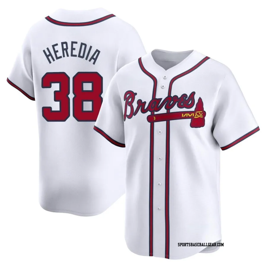 Guillermo Heredia Men's Atlanta Braves White Limited Home Jersey