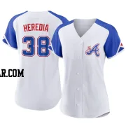 Guillermo Heredia Women's Atlanta Braves White Authentic 2023 City Connect Jersey