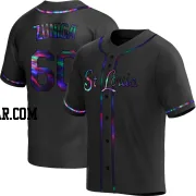 Guillermo Zuniga Men's St. Louis Cardinals Black Holographic Replica Alternate Jersey