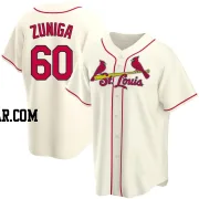 Guillermo Zuniga Men's St. Louis Cardinals Cream Replica Alternate Jersey