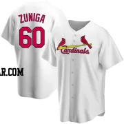 Guillermo Zuniga Men's St. Louis Cardinals White Replica Home Jersey