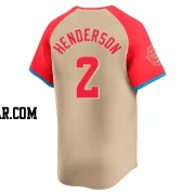 Gunnar Henderson Men's Baltimore Orioles Cream Limited American League 2024 All-Star Game Jersey