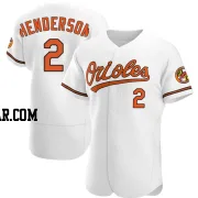 Gunnar Henderson Men's Baltimore Orioles White Authentic Home Jersey