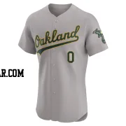 Gunnar Hoglund Men's Oakland Athletics Gray Elite Road Jersey