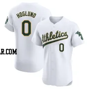 Gunnar Hoglund Men's Oakland Athletics White Elite Home Jersey