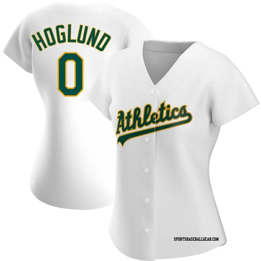 Gunnar Hoglund Women's Oakland Athletics White Authentic Home Jersey