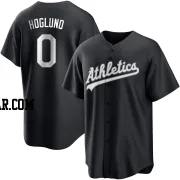 Gunnar Hoglund Youth Oakland Athletics Black/White Replica Jersey