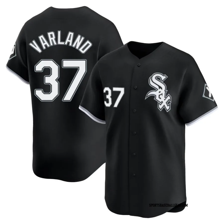 Gus Varland Men's Chicago White Sox Black Limited Alternate Jersey