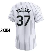 Gus Varland Men's Chicago White Sox White Elite Home Jersey