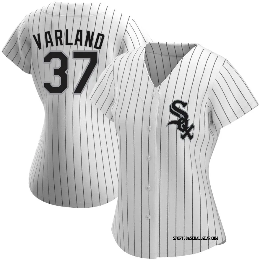 Gus Varland Women's Chicago White Sox White Replica Home Jersey