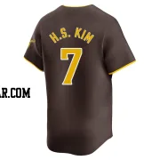 Ha-Seong Kim Men's San Diego Padres Brown Limited Away Jersey