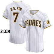 Ha-Seong Kim Men's San Diego Padres White Elite Home Jersey