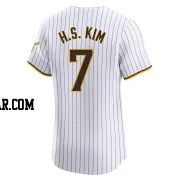 Ha-Seong Kim Men's San Diego Padres White Elite Home Jersey