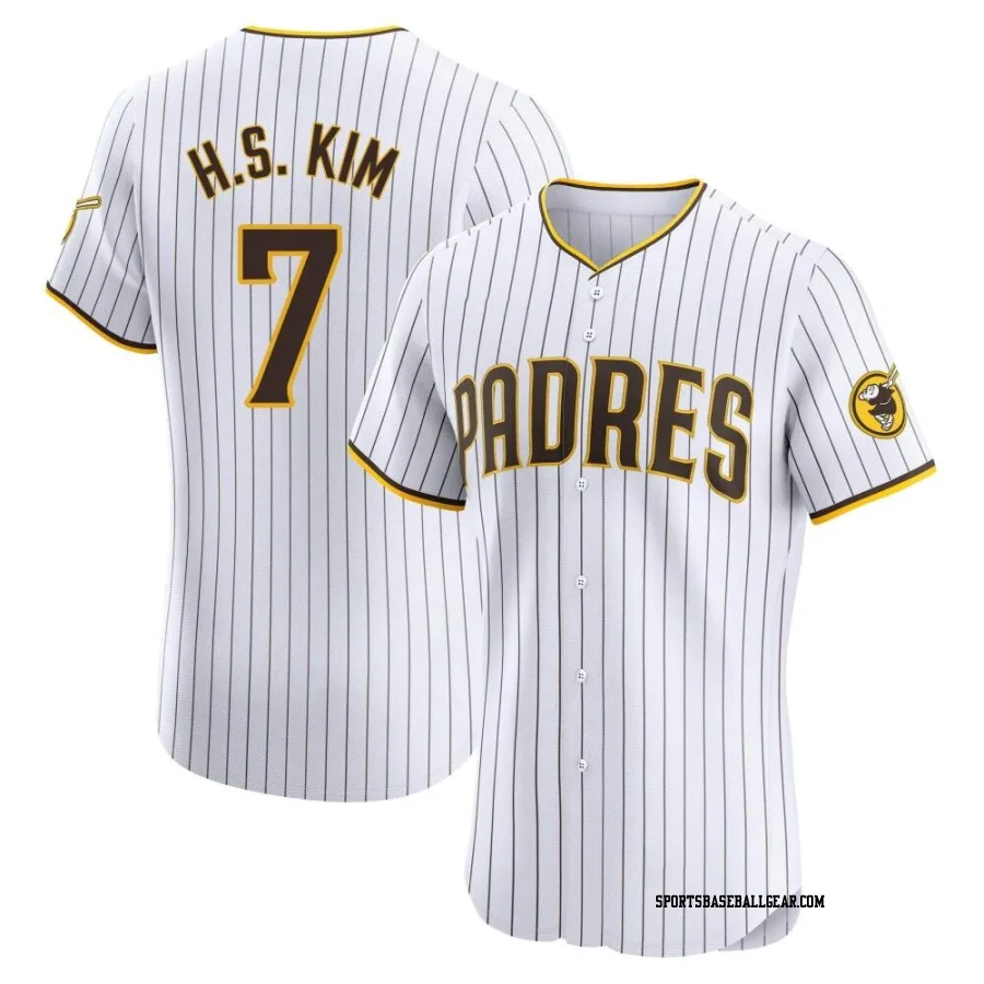 Ha-Seong Kim Men's San Diego Padres White Elite Home Jersey