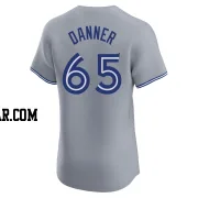 Hagen Danner Men's Toronto Blue Jays Gray Elite Road Jersey