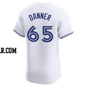 Hagen Danner Men's Toronto Blue Jays White Elite Home Jersey