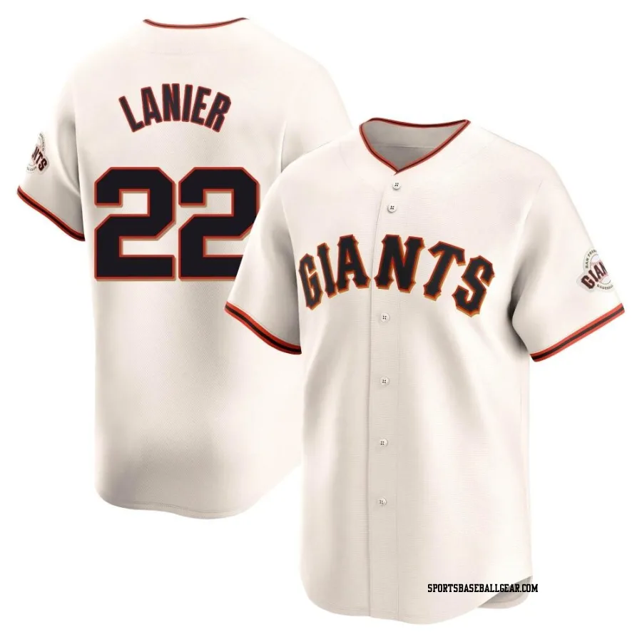 Hal Lanier Men's San Francisco Giants Cream Limited Home Jersey