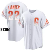 Hal Lanier Men's San Francisco Giants White Replica 2021 City Connect Jersey