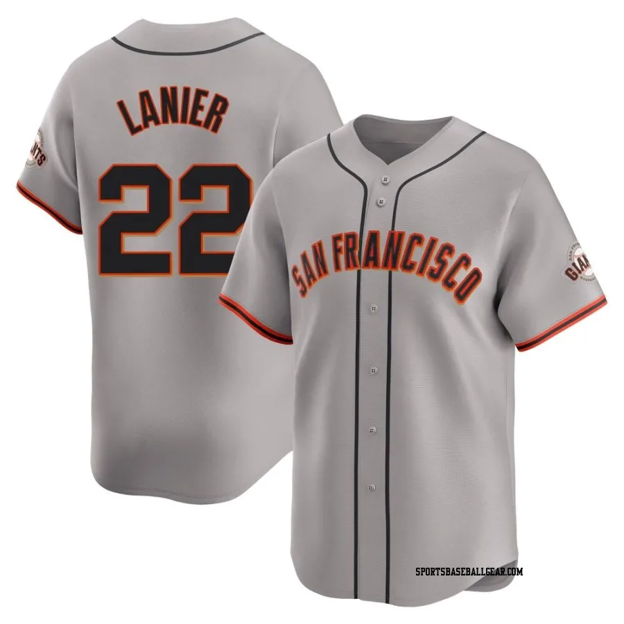 Hal Lanier Youth San Francisco Giants Gray Limited Away Jersey