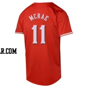 Hal Mcrae Men's Cincinnati Reds Red Limited Alternate Jersey