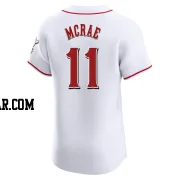 Hal Mcrae Men's Cincinnati Reds White Elite Home Jersey