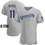 Hal Mcrae Men's Kansas City Royals Gray Authentic Road Jersey