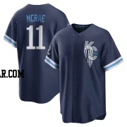 Hal Mcrae Men's Kansas City Royals Navy Replica 2022 City Connect Jersey