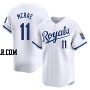 Hal Mcrae Men's Kansas City Royals White Limited Home Jersey