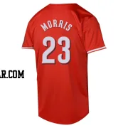 Hal Morris Men's Cincinnati Reds Red Limited Alternate Jersey