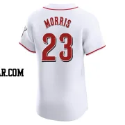 Hal Morris Men's Cincinnati Reds White Elite Home Jersey