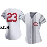 Hal Morris Women's Cincinnati Reds White Replica 2022 Field Of Dreams Jersey