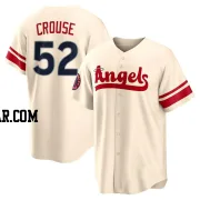 Hans Crouse Men's Los Angeles Angels Cream Replica 2022 City Connect Jersey