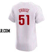 Hans Crouse Men's Philadelphia Phillies White Elite Home Jersey