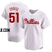 Hans Crouse Men's Philadelphia Phillies White Limited Home Jersey