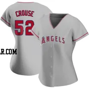 Hans Crouse Women's Los Angeles Angels Authentic Silver Road Jersey