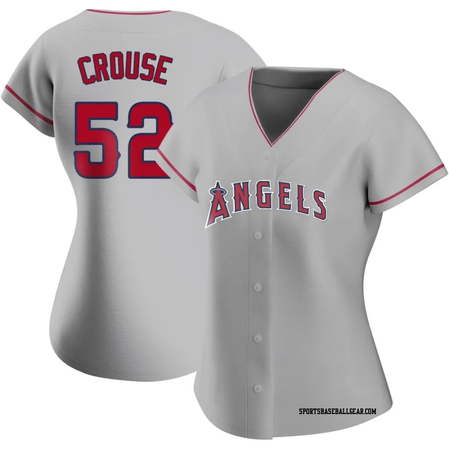 Hans Crouse Women's Los Angeles Angels Authentic Silver Road Jersey