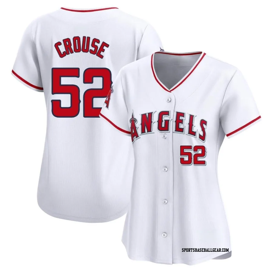 Hans Crouse Women's Los Angeles Angels White Limited Home Jersey