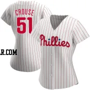 Hans Crouse Women's Philadelphia Phillies White Authentic Home Jersey