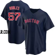 Hansel Robles Youth Boston Red Sox Navy Replica Alternate Jersey