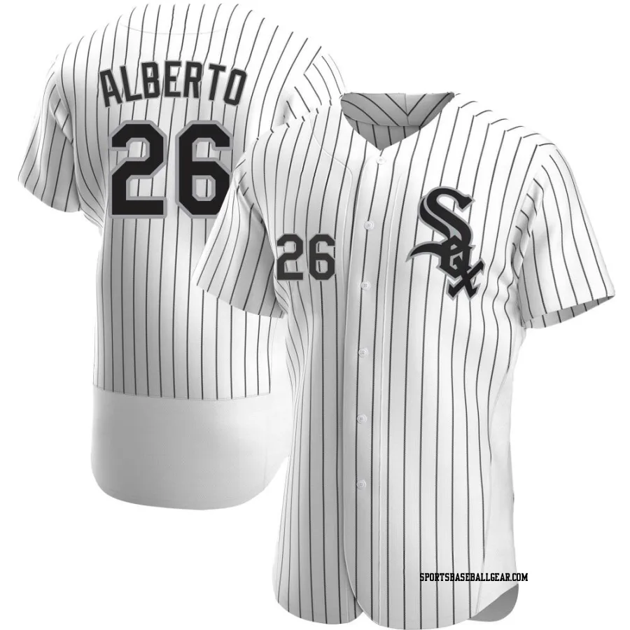 Hanser Alberto Men's Chicago White Sox White Authentic Home Jersey