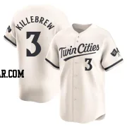 Harmon Killebrew Men's Minnesota Twins Cream Limited Alternate Jersey