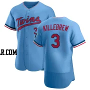 Harmon Killebrew Men's Minnesota Twins Light Blue Authentic Alternate Jersey