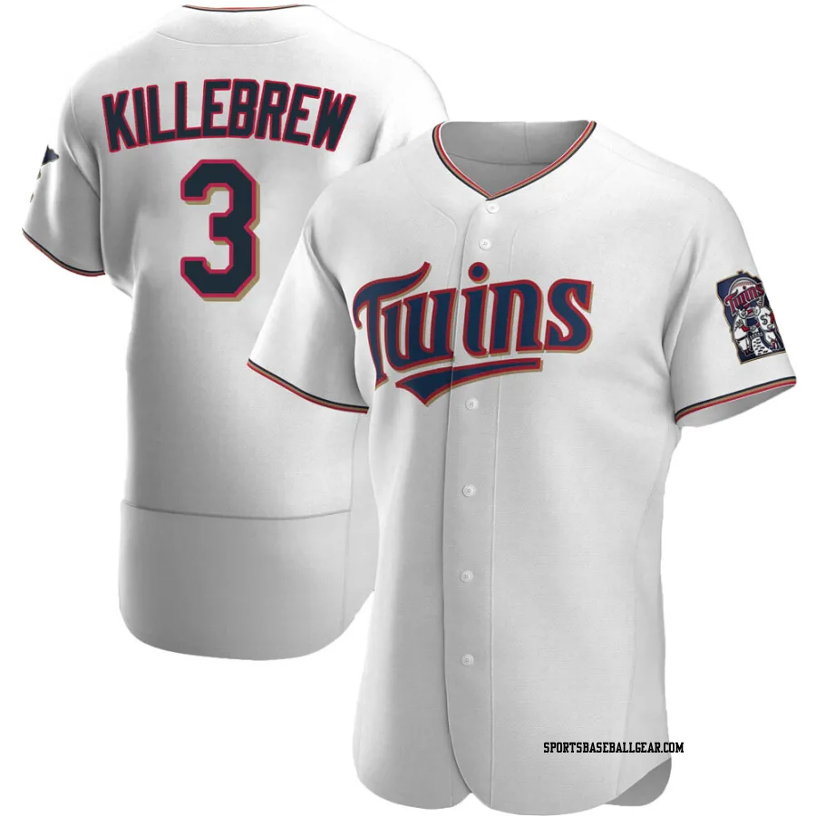 Harmon Killebrew Men's Minnesota Twins White Authentic Home Jersey