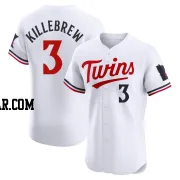 Harmon Killebrew Men's Minnesota Twins White Elite Home Jersey