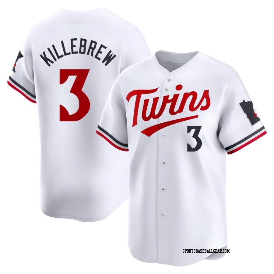 Harmon Killebrew Men's Minnesota Twins White Limited Home Jersey