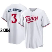 Harmon Killebrew Men's Minnesota Twins White Replica Home Jersey