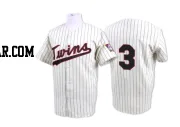 Harmon Killebrew Men's Minnesota Twins White/Blue Authentic Strip Throwback Jersey