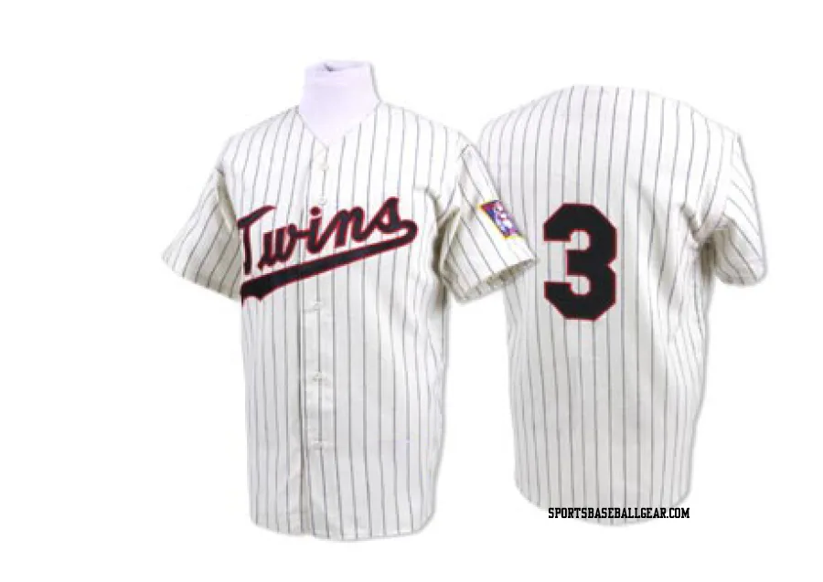 Harmon Killebrew Men's Minnesota Twins White/Blue Authentic Strip Throwback Jersey