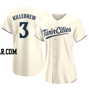 Harmon Killebrew Women's Minnesota Twins Cream Authentic Alternate Jersey